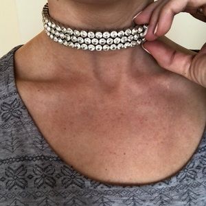 Cubic zirconia choker